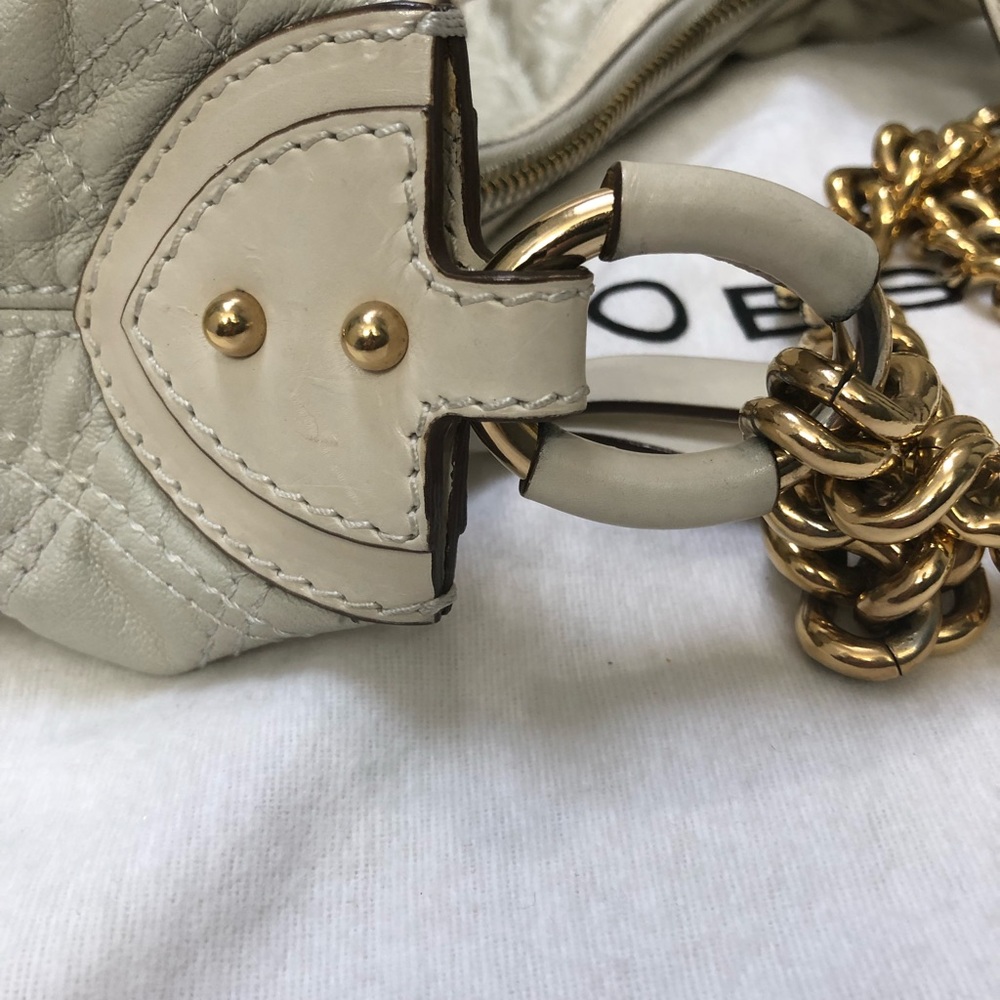 Authentic Marc Jacobs Quilted Leather Hobo Handbag - Picture 8 of 8